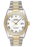 Rolex Datejust 16203 White Dial Mens Watch - Watches