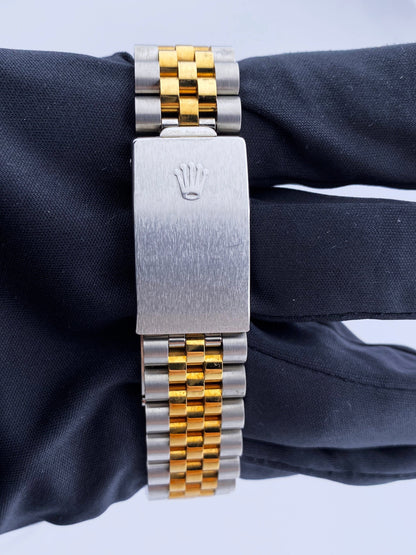 Rolex Datejust 16233 Anniversary Dial Mens Watch Box Papers - Wristwatch