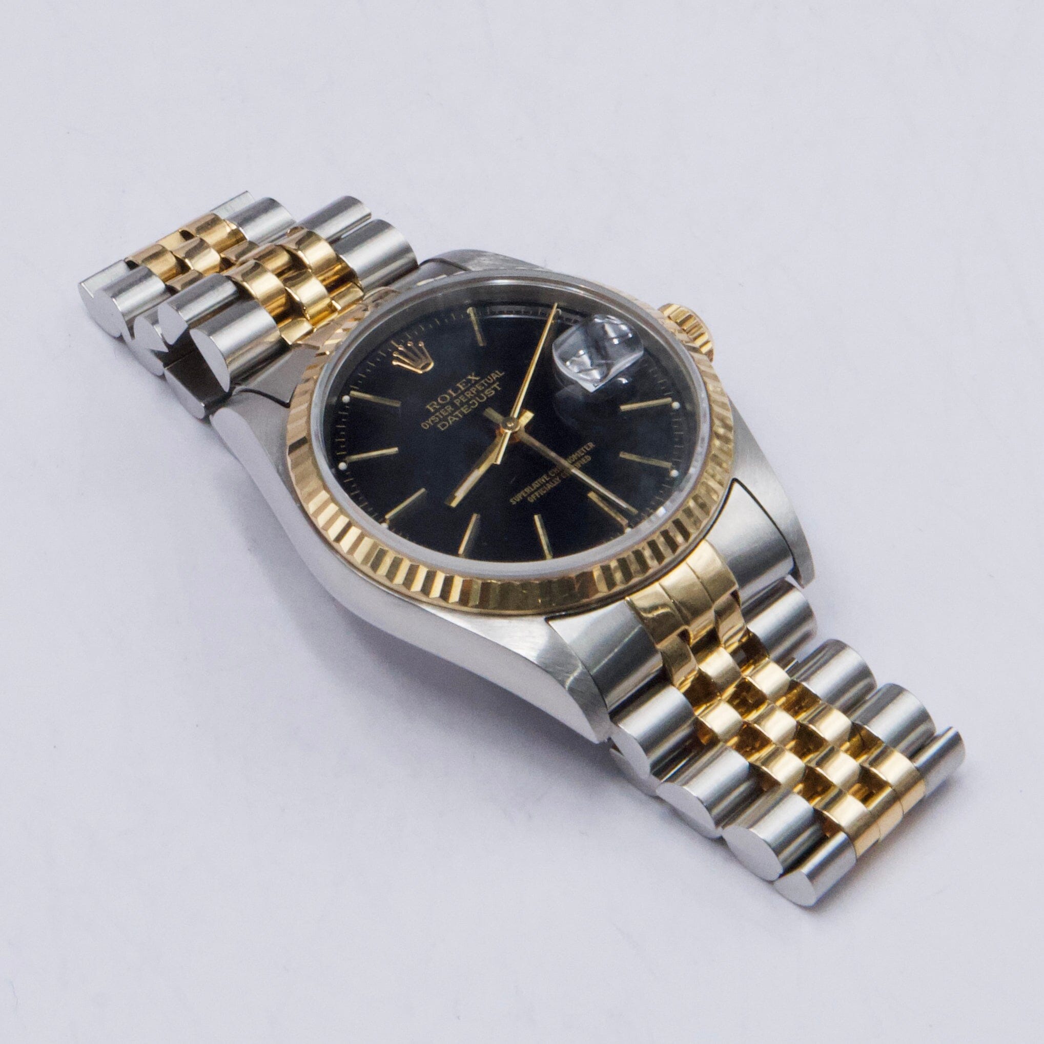 Rolex Datejust 16233 Black Dial Mens Watch | Phigora
