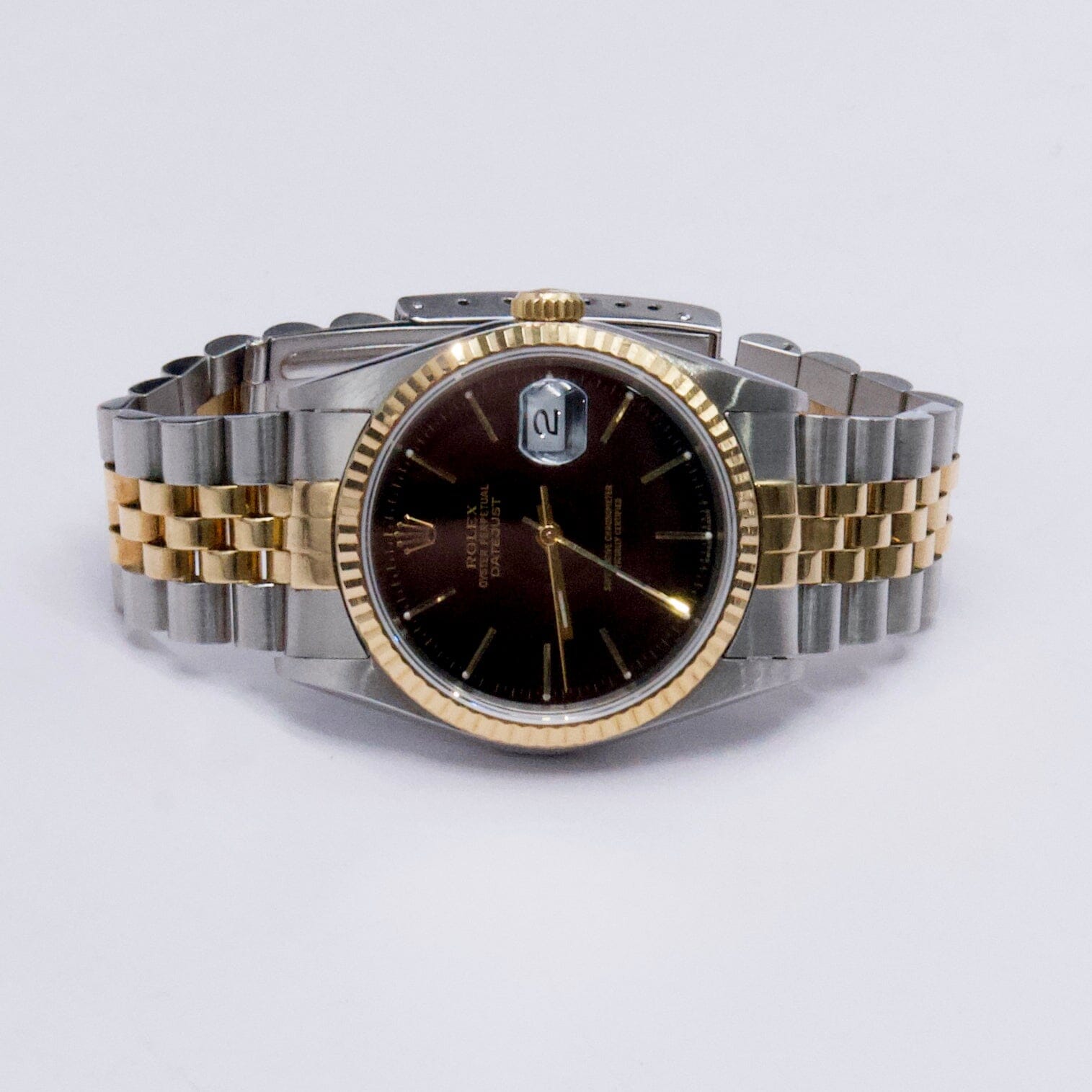 Rolex Datejust 16233 Black Dial Mens Watch - Watches