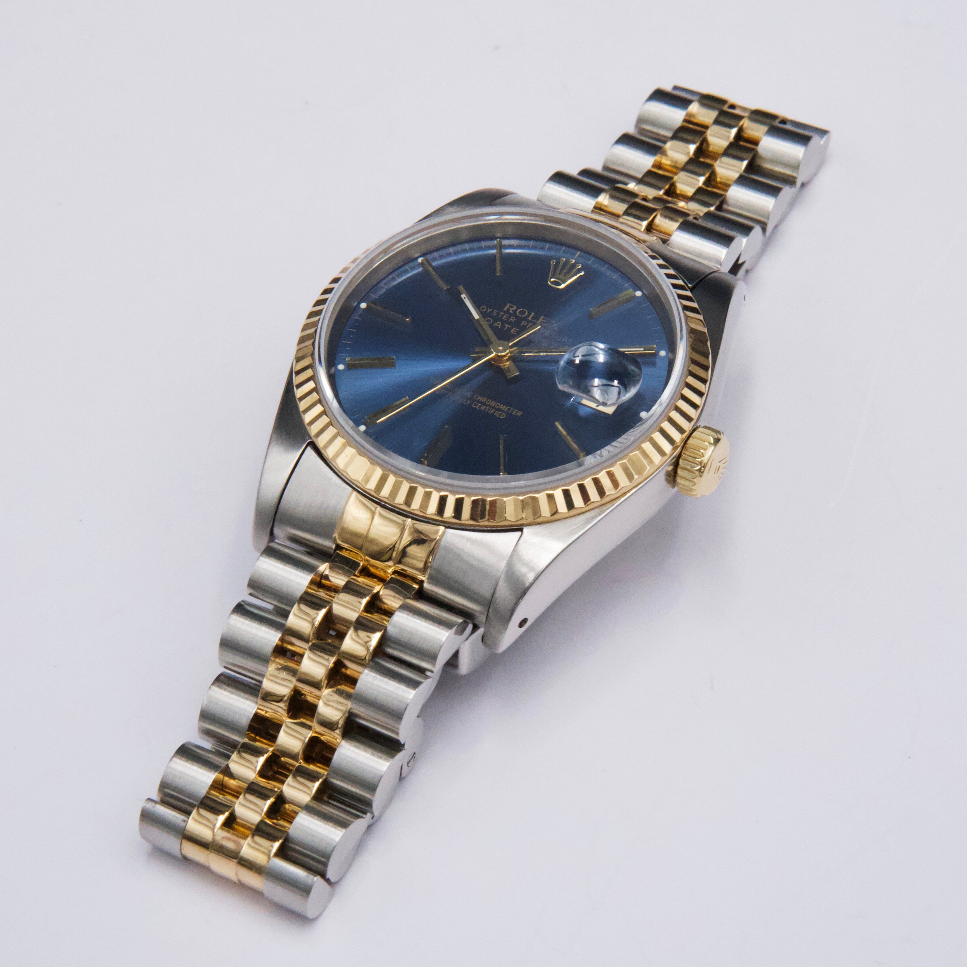 Rolex Datejust 16233 Blue Dial Mens Watch Box Papers | – Phigora