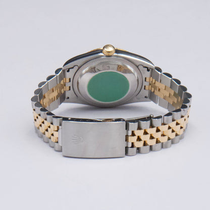 Rolex Datejust 16233 Champagne Dial Mens Watch Box Papers - Watches