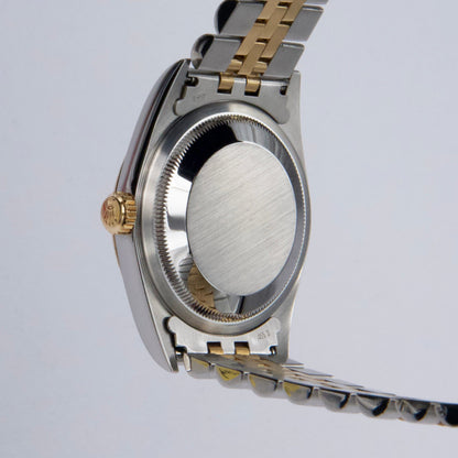 Rolex Datejust 16233 Champagne Linen Dial Mens Watch - Watches