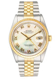 Rolex Datejust 16233 Mother Of Pearl Dial Mens Watch - Wristwatch