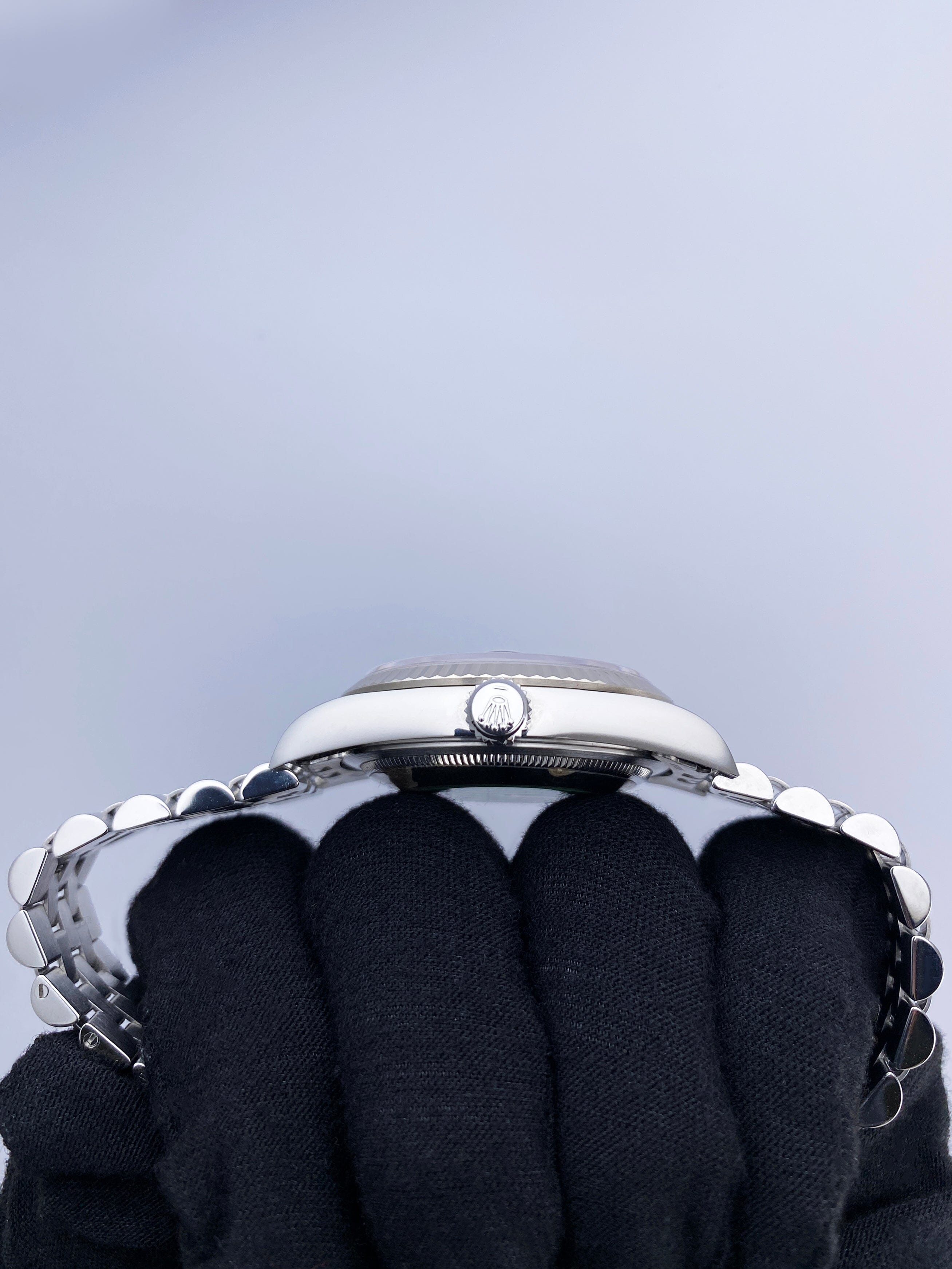 Rolex Datejust 16234 Diamond Black Dial Mens Watch – Phigora