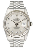 Rolex Datejust 16234 Diamond Dial Mens Watch - Virtual