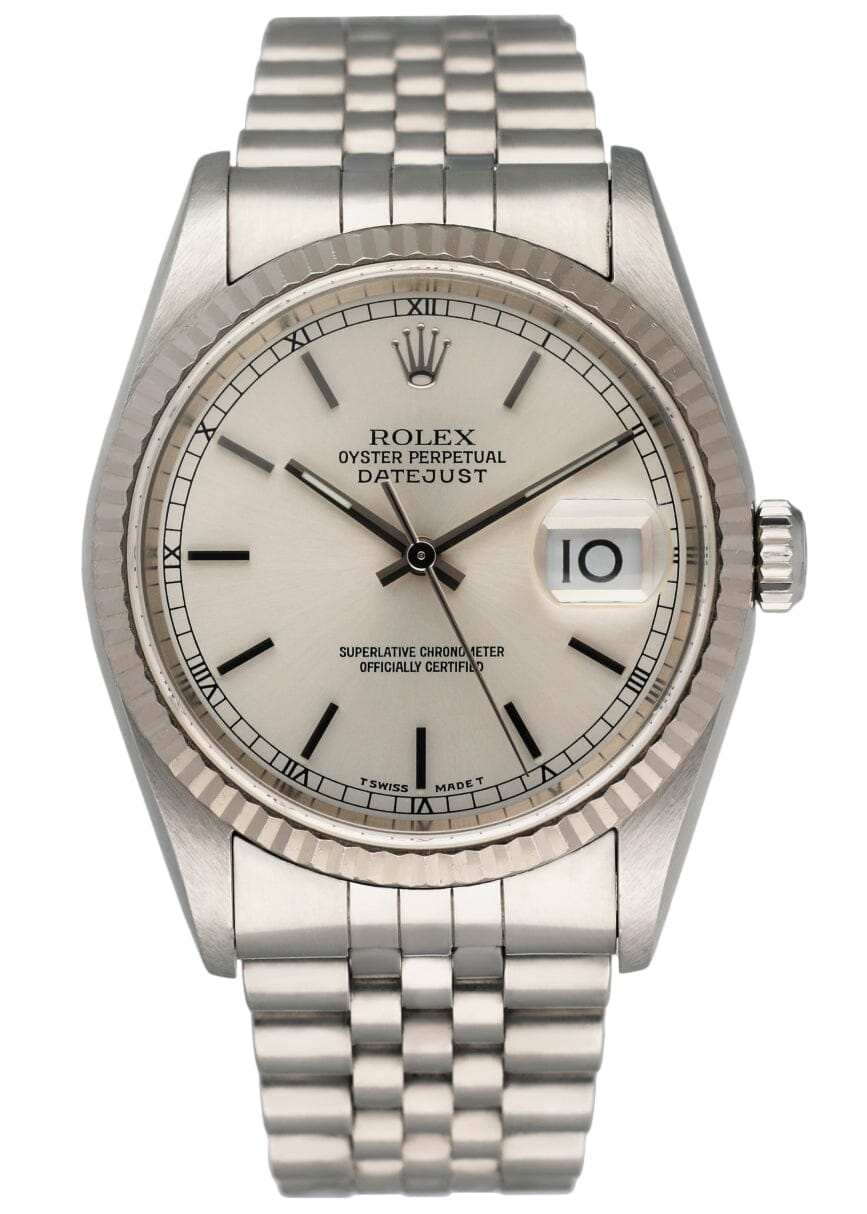 Rolex Datejust 16234 Silver Dial Mens Watch - Watches