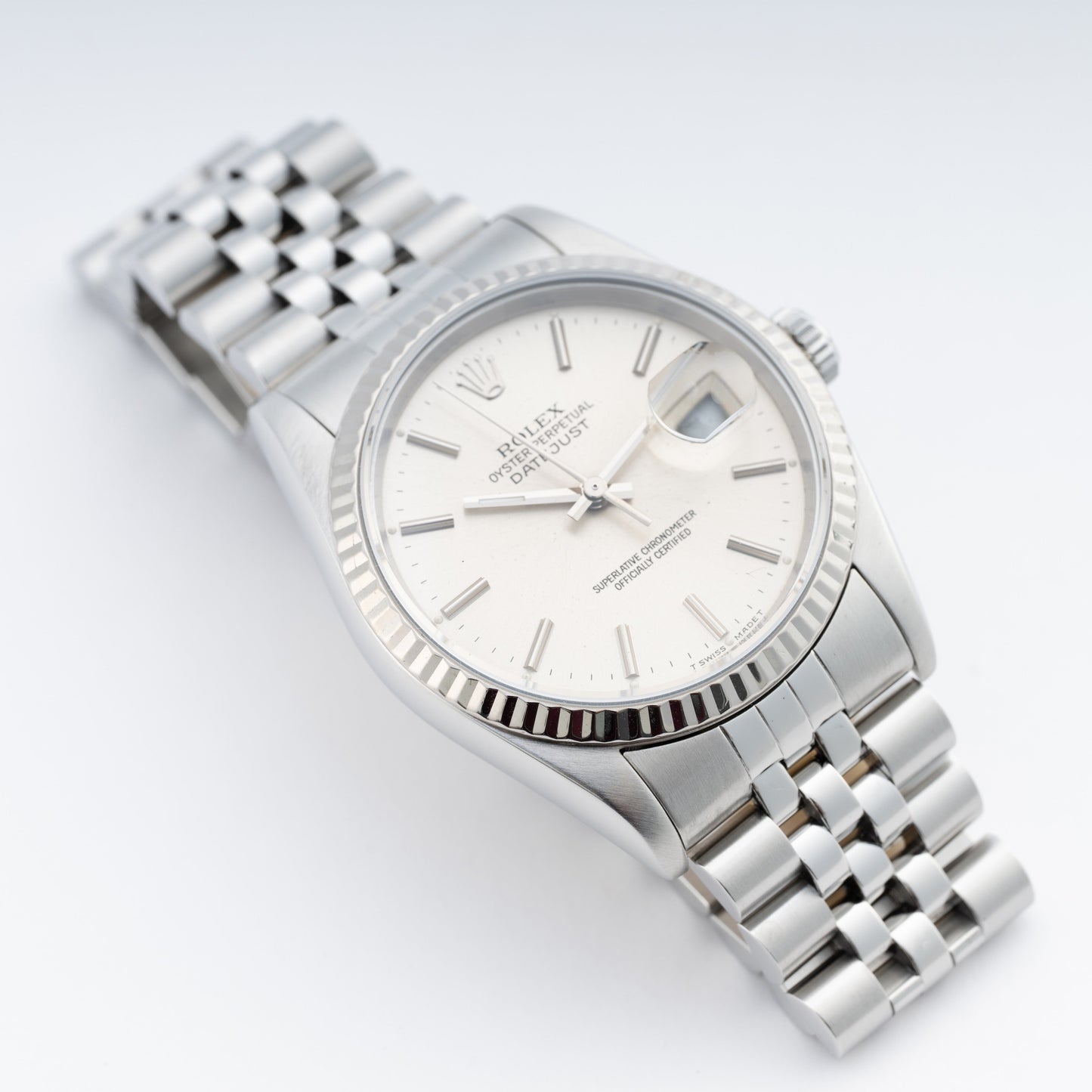 Rolex Datejust 16234 Silver Dial Mens Watch - Watches