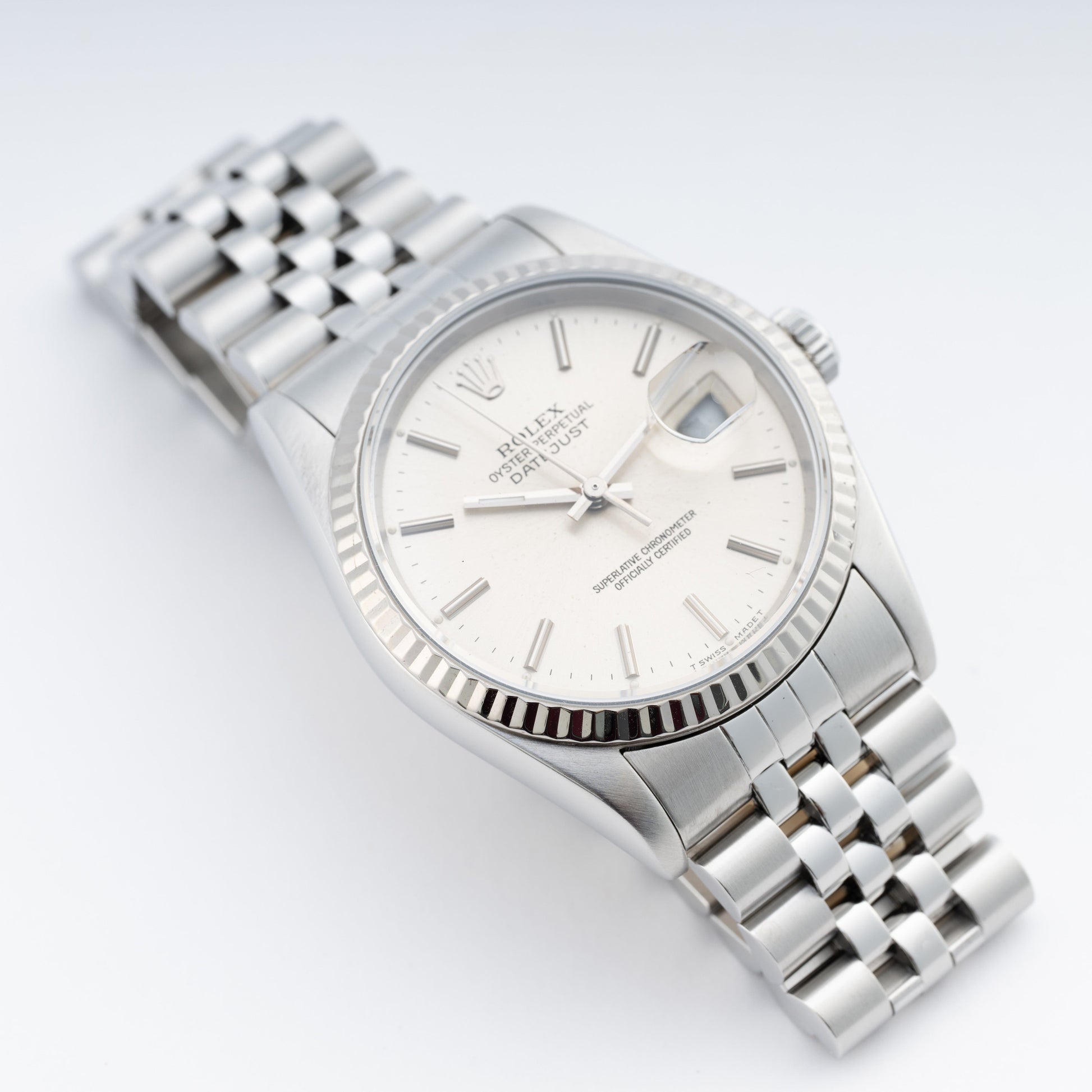 Rolex Datejust 16234 Silver Dial Mens Watch - Watches