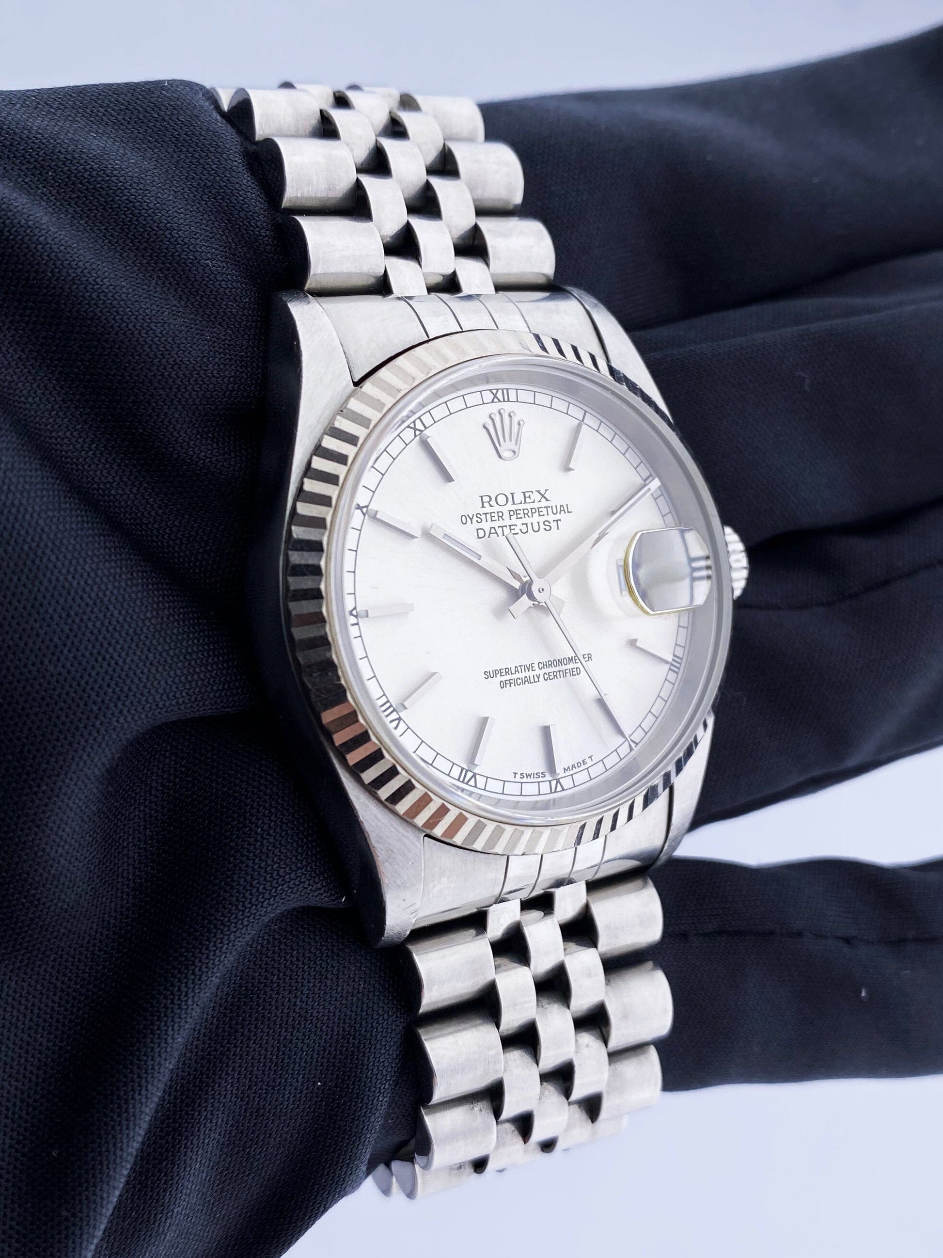 Rolex Datejust 16234 Silver Dial Mens Watch - Watches