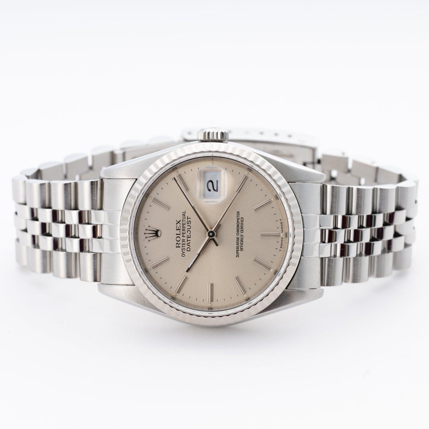 Rolex Datejust 16234 Silver Dial Mens Watch - Watches
