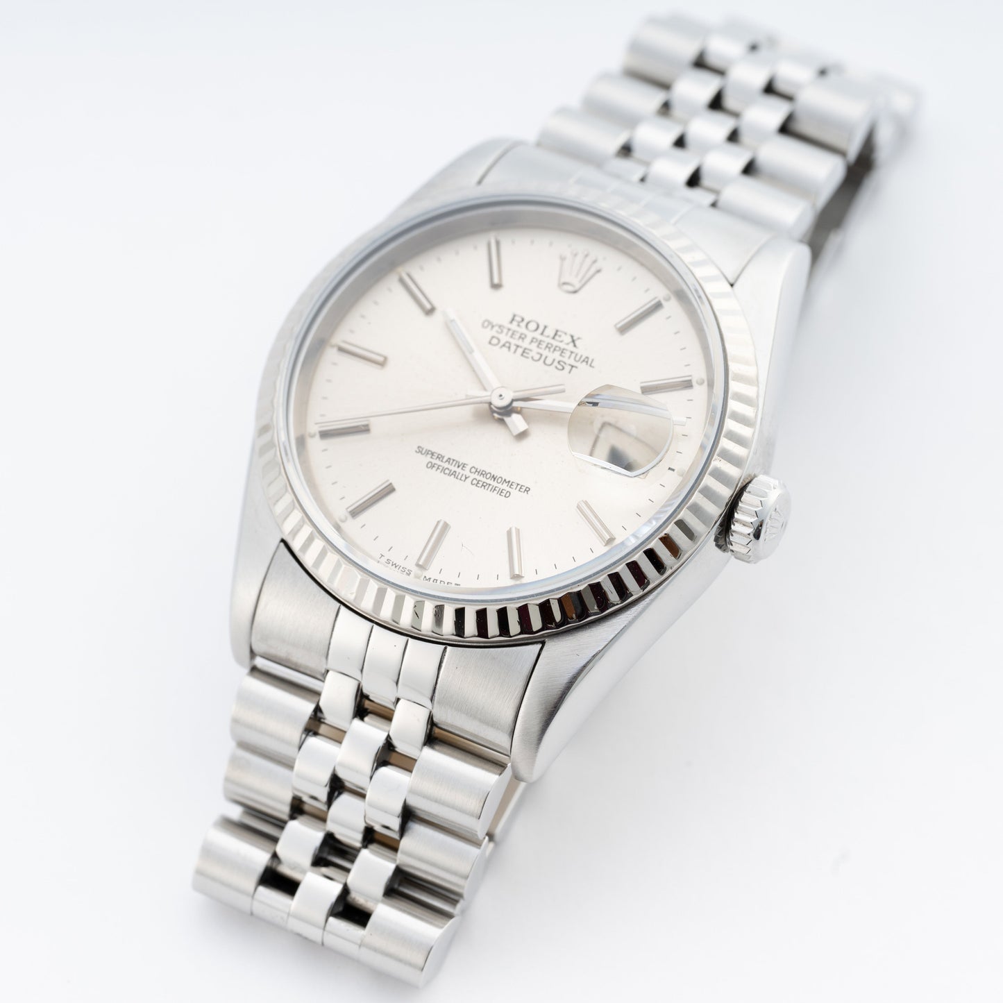 Rolex Datejust 16234 Silver Dial Mens Watch - Watches