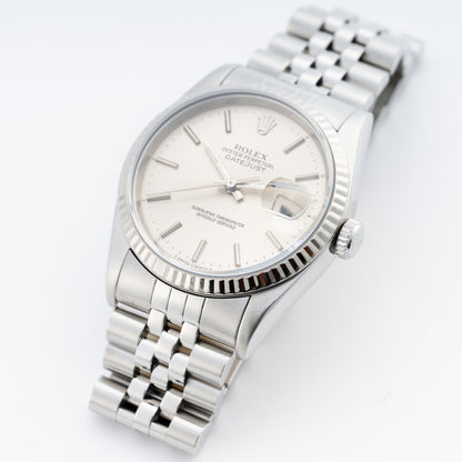 Rolex Datejust 16234 Silver Dial Mens Watch - Watches