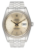 Rolex Datejust 16234 Silver Dial Mens Watch