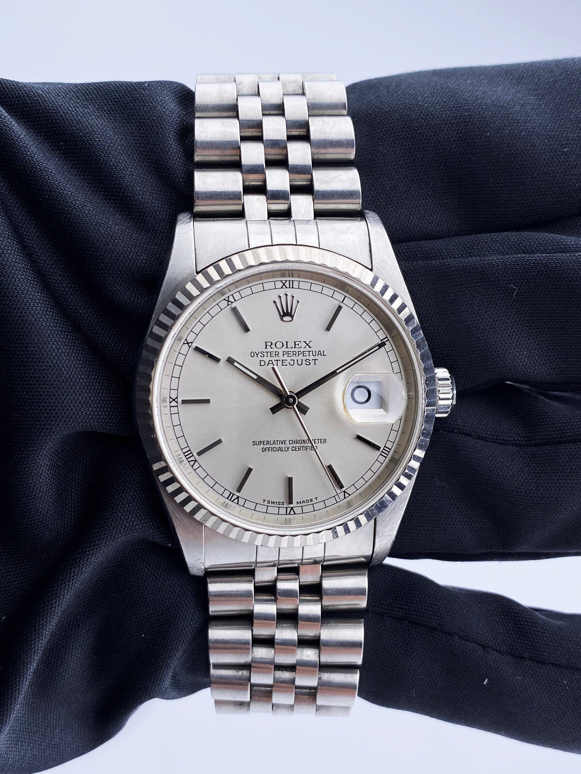 Rolex Datejust 16234 Silver Dial Mens Watch - Watches