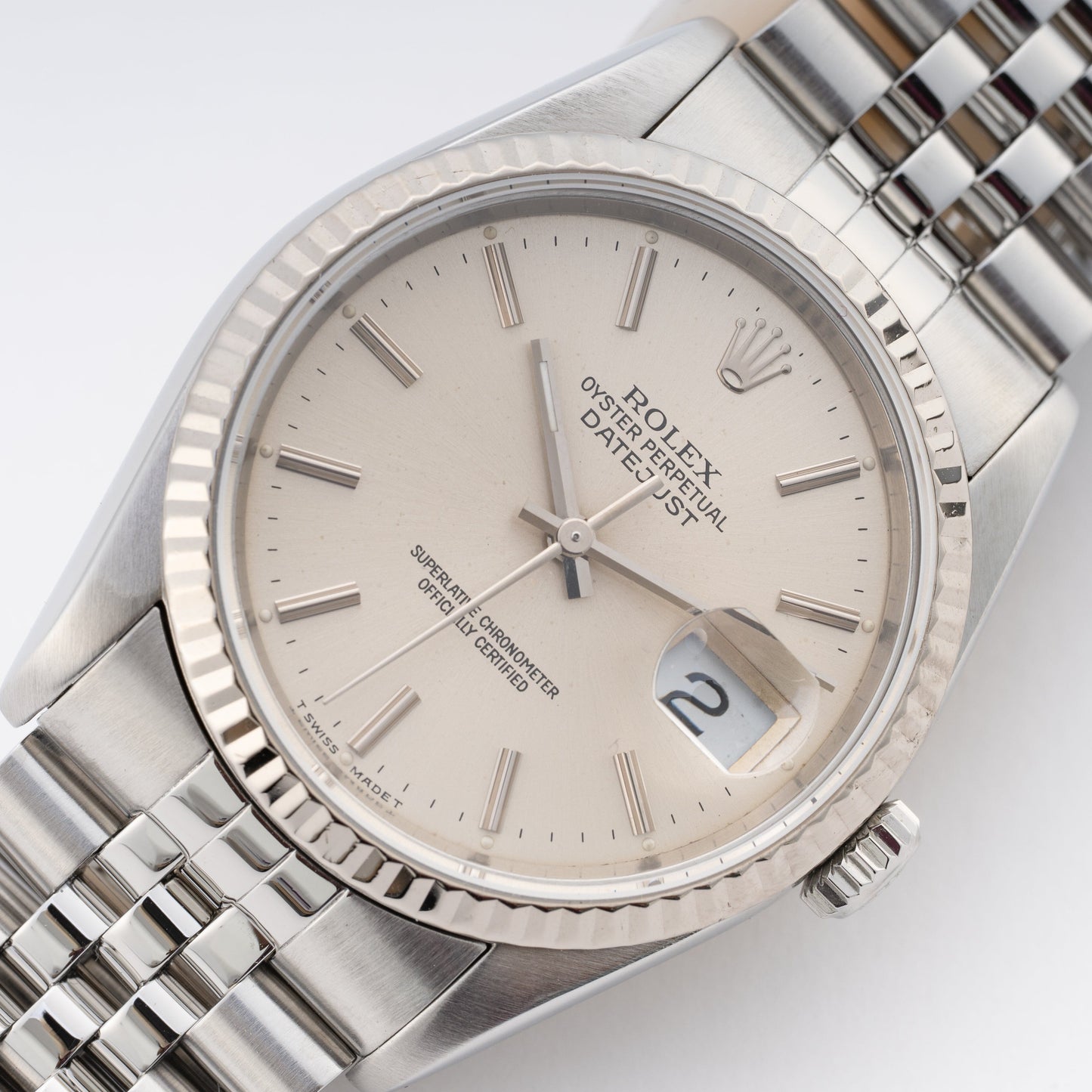 Rolex Datejust 16234 Silver Dial Mens Watch - Watches