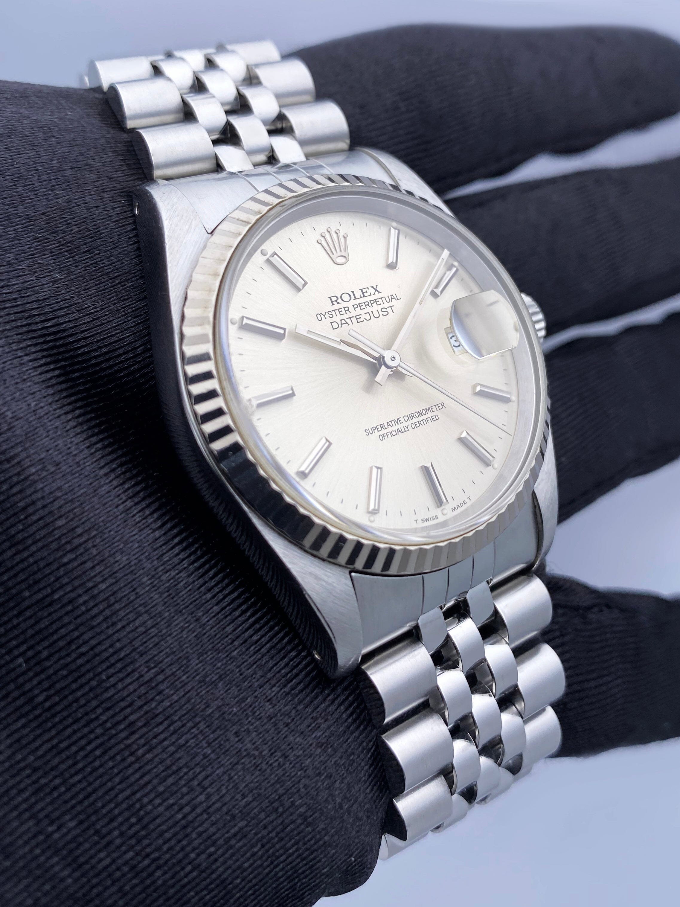 Rolex Datejust 16234 Silver Dial Mens Watch – Phigora