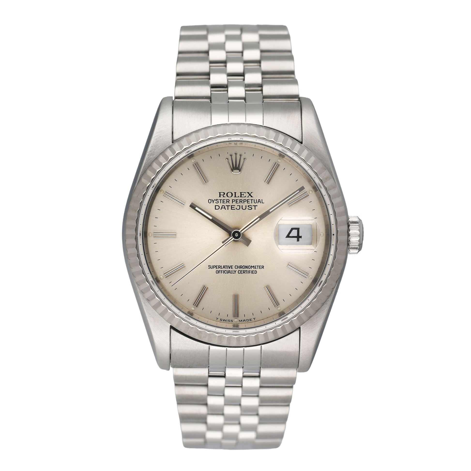 Rolex Datejust 16234 Silver Dial Mens Watch - Watches