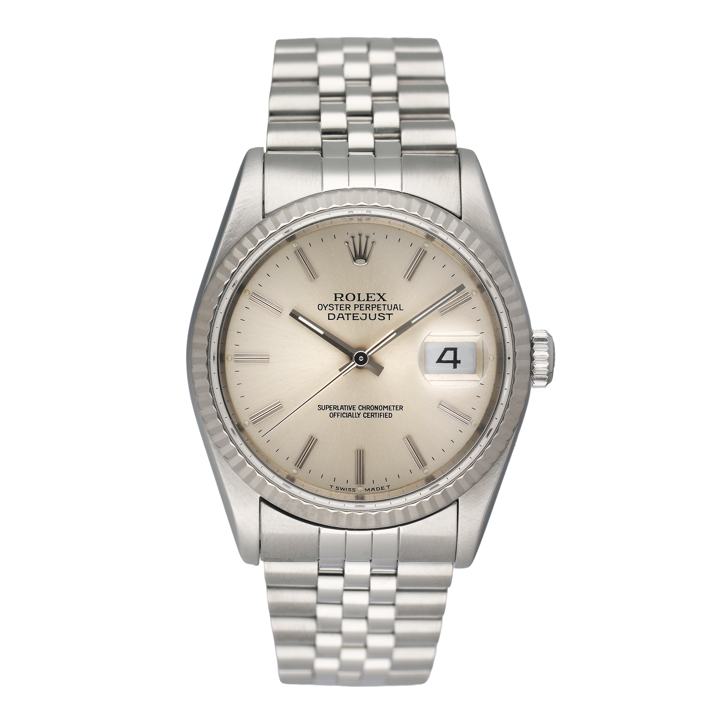 Rolex Datejust 16234 Silver Dial Mens Watch - Watches
