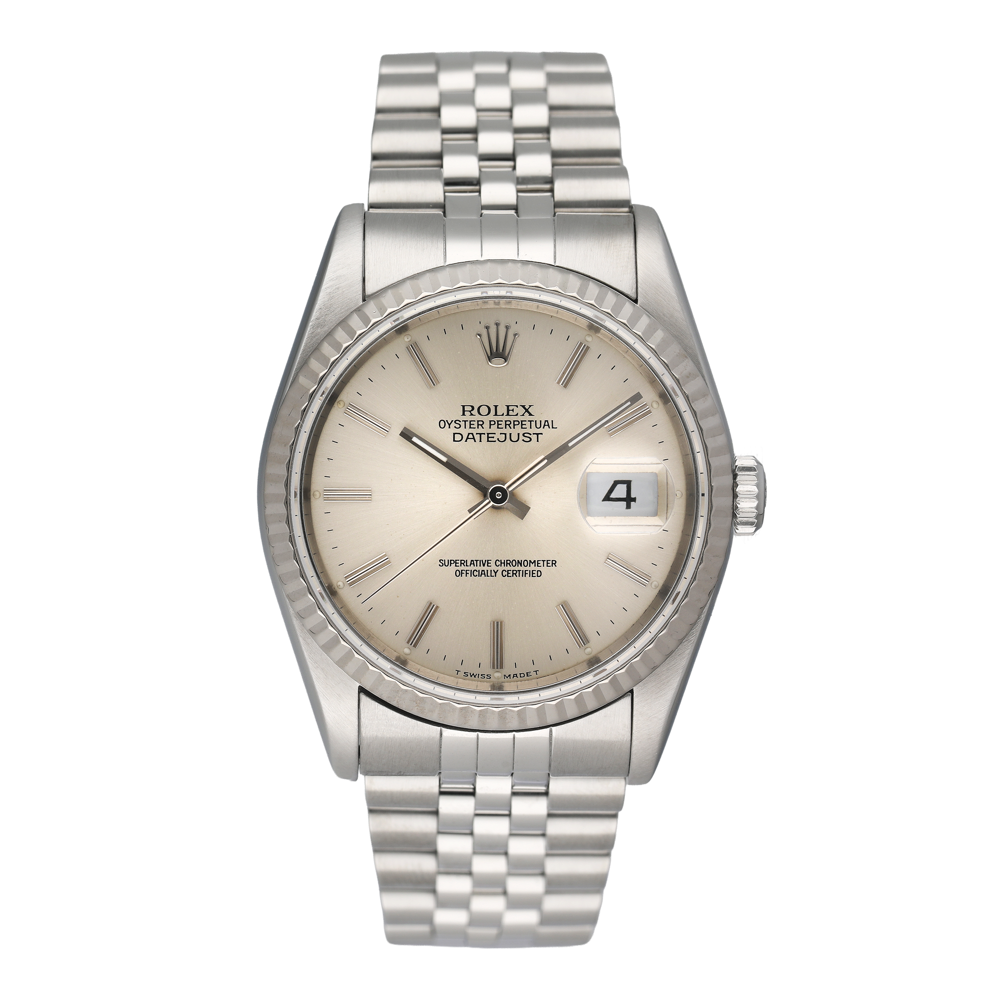 Rolex Datejust 16234 Silver Dial Mens Watch - Watches
