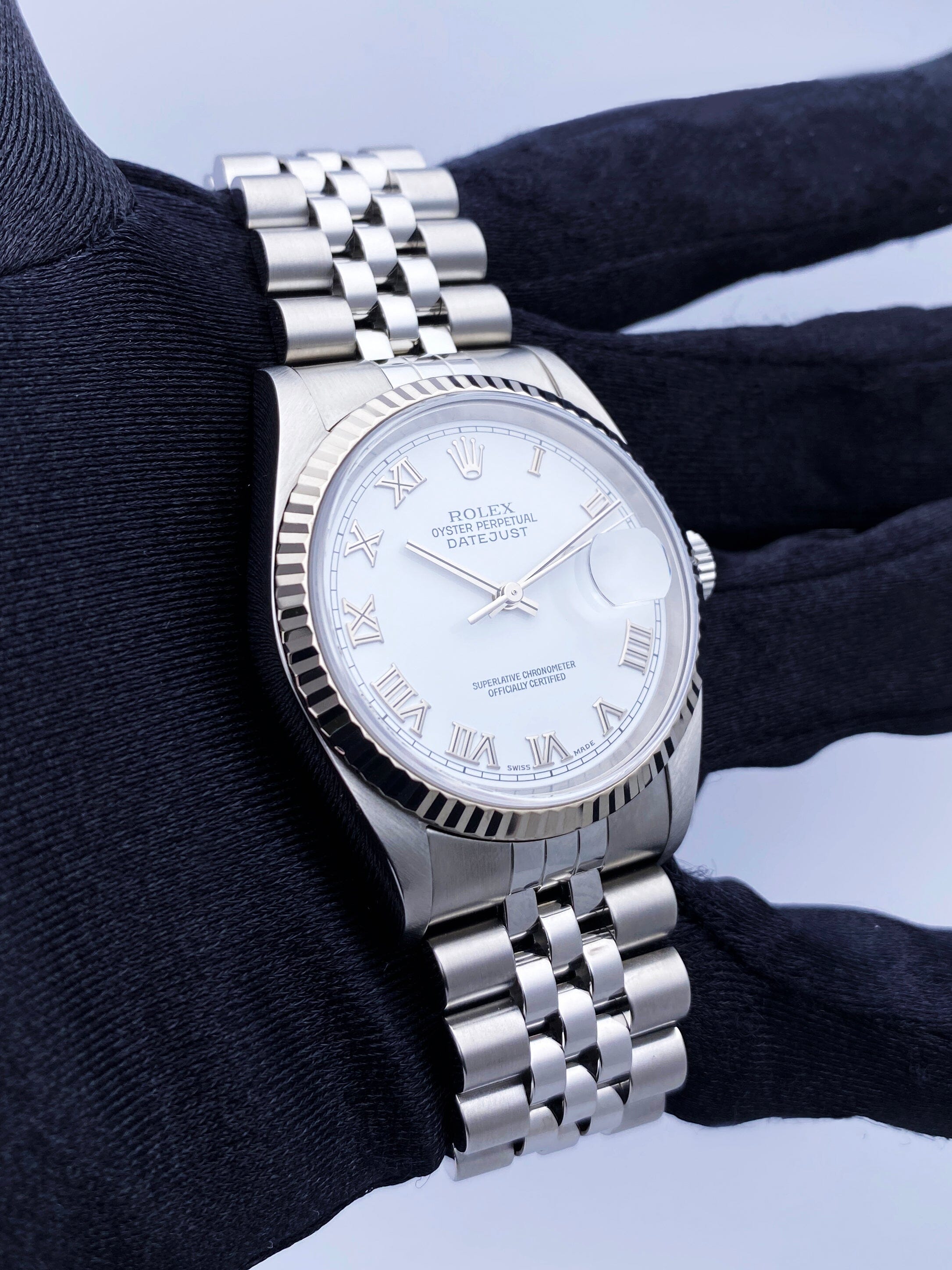 Rolex Datejust 16234 White Dial Mens Watch | Phigora