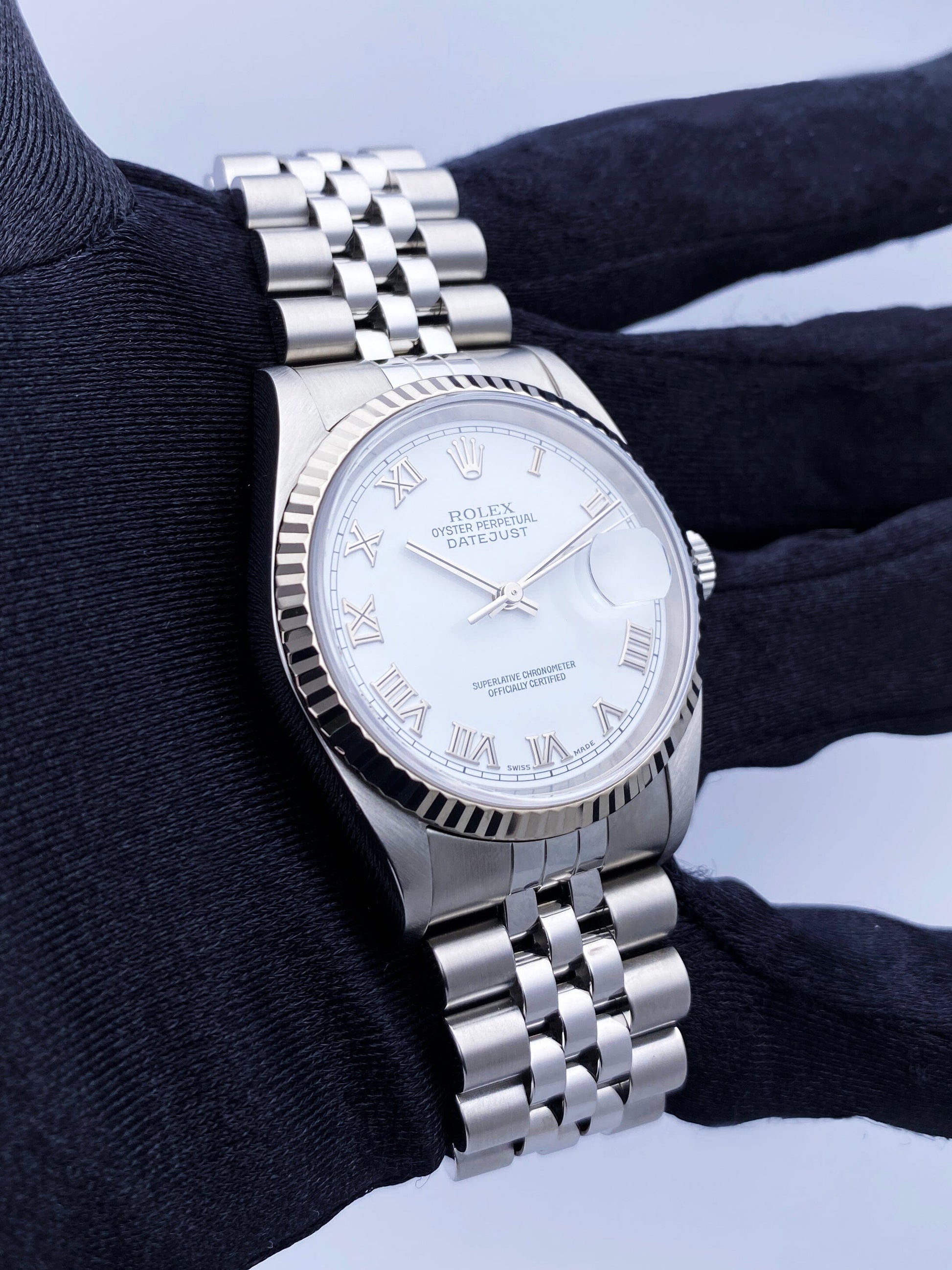 Rolex Datejust 16234 White Dial Mens Watch – Phigora