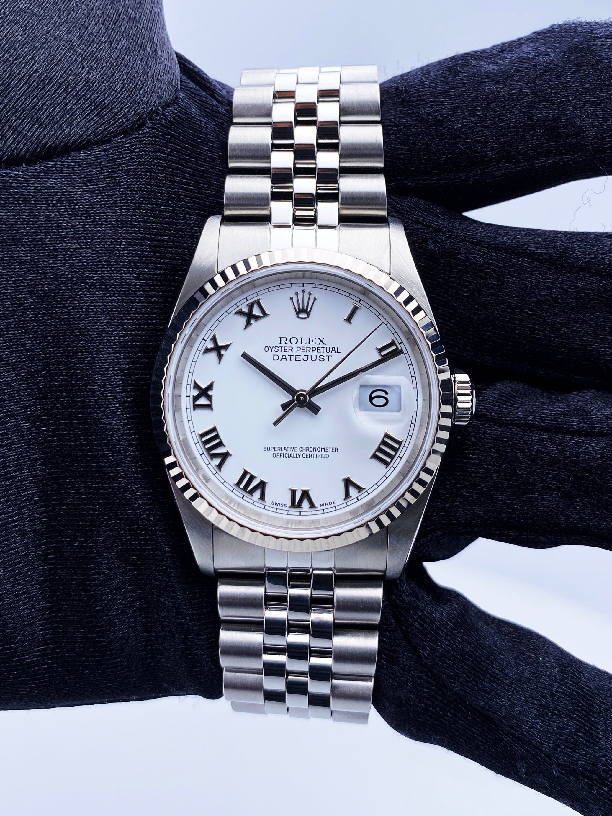Rolex Datejust 16234 White Dial Mens Watch – Phigora