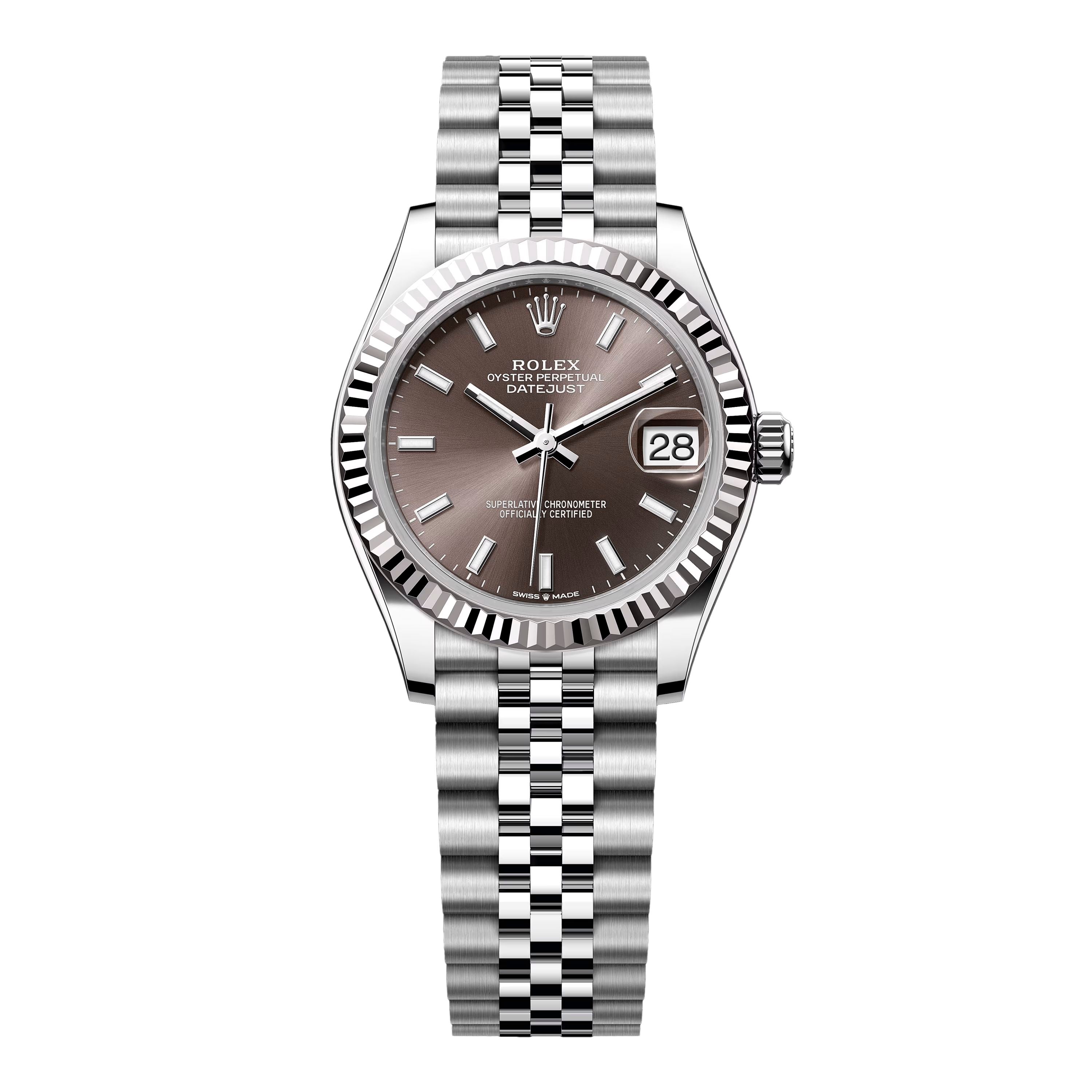 ROLEXディスプレイ Rolex Datejust 278274 Dark Grey Dial Ladies Watch Box Papers