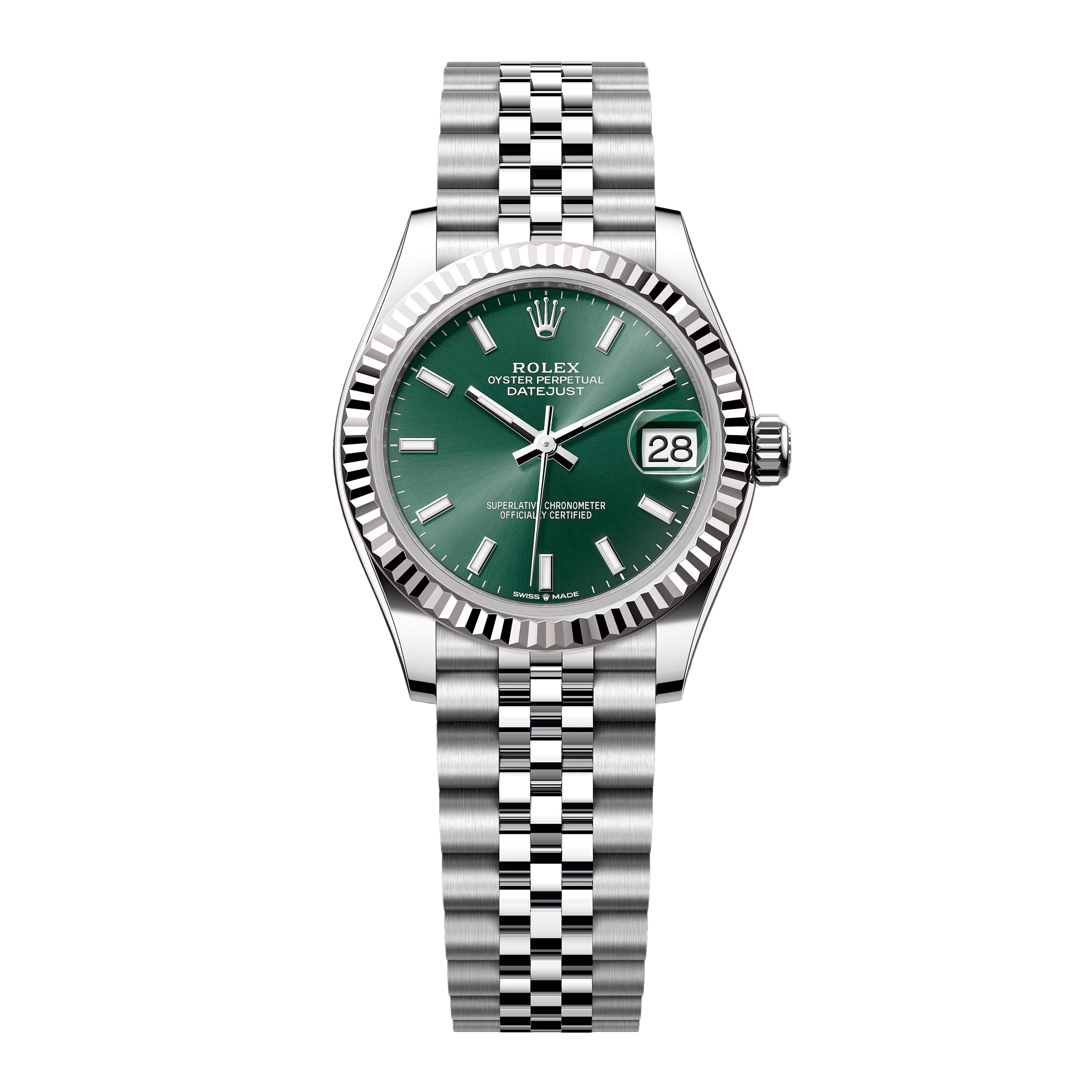 Rolex Datejust 278274 Green Dial Ladies Watch Box Papers | – Phigora