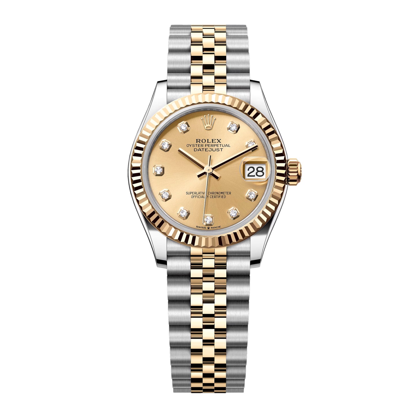 Rolex Datejust 31 278273 Diamond Champagne Dial Ladies Watch Box Papers