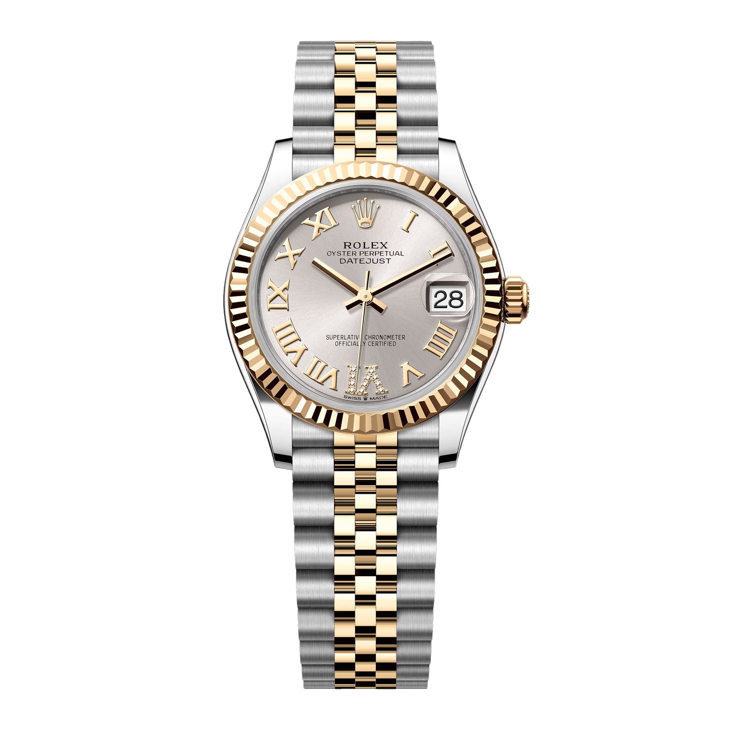 Rolex Datejust 31 278273 Diamond Silver Dial Ladies Watch Box Papers