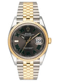 Rolex Datejust 36 126233 Wimbledon Dial Mens Watch Box Papers - Virtual