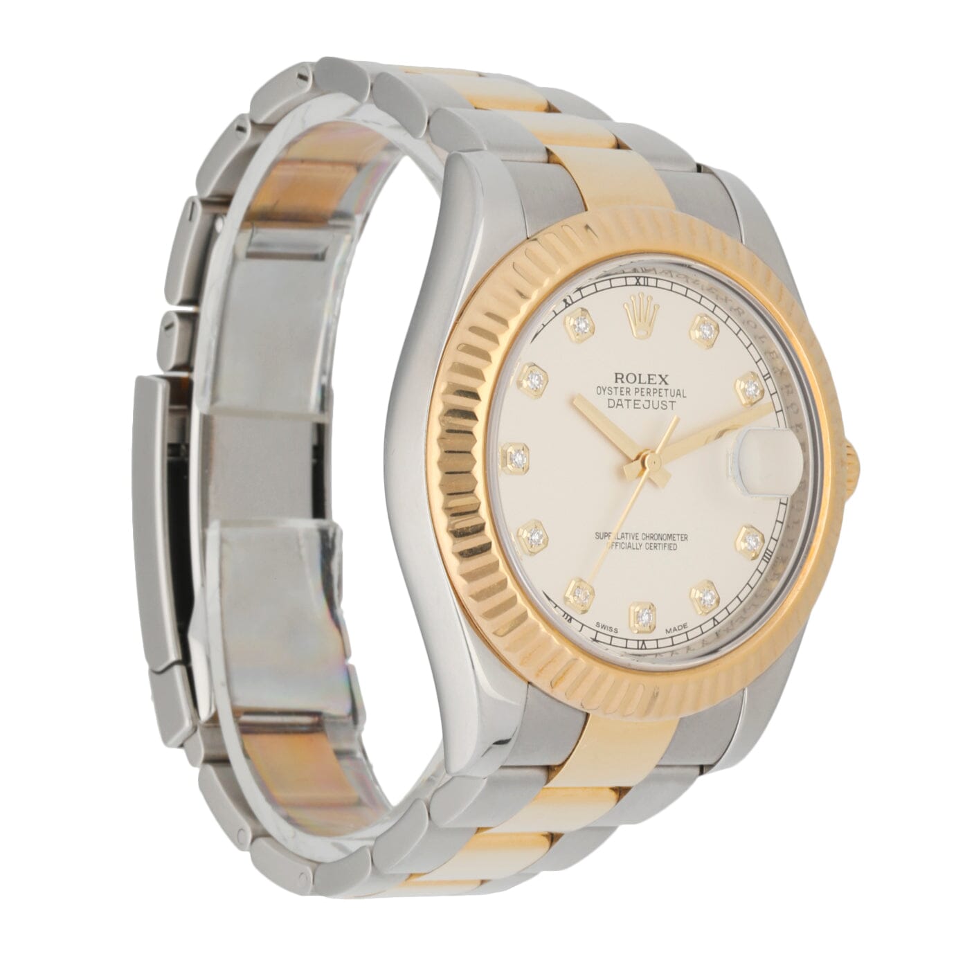 Rolex Datejust 41 116333 Stainless Steel & 18K Yellow Gold Mens Watch Box Papers - Virtual