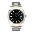 Rolex Datejust 41 126300 Black Dial Steel Mens Watch Box Papers - Virtual