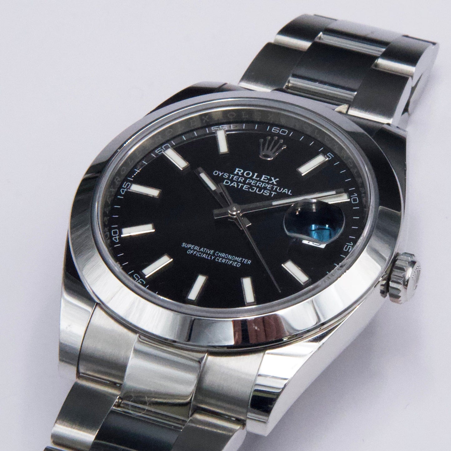 Rolex Datejust 41 126300 Black Dial Steel Mens Watch Box Papers - Virtual
