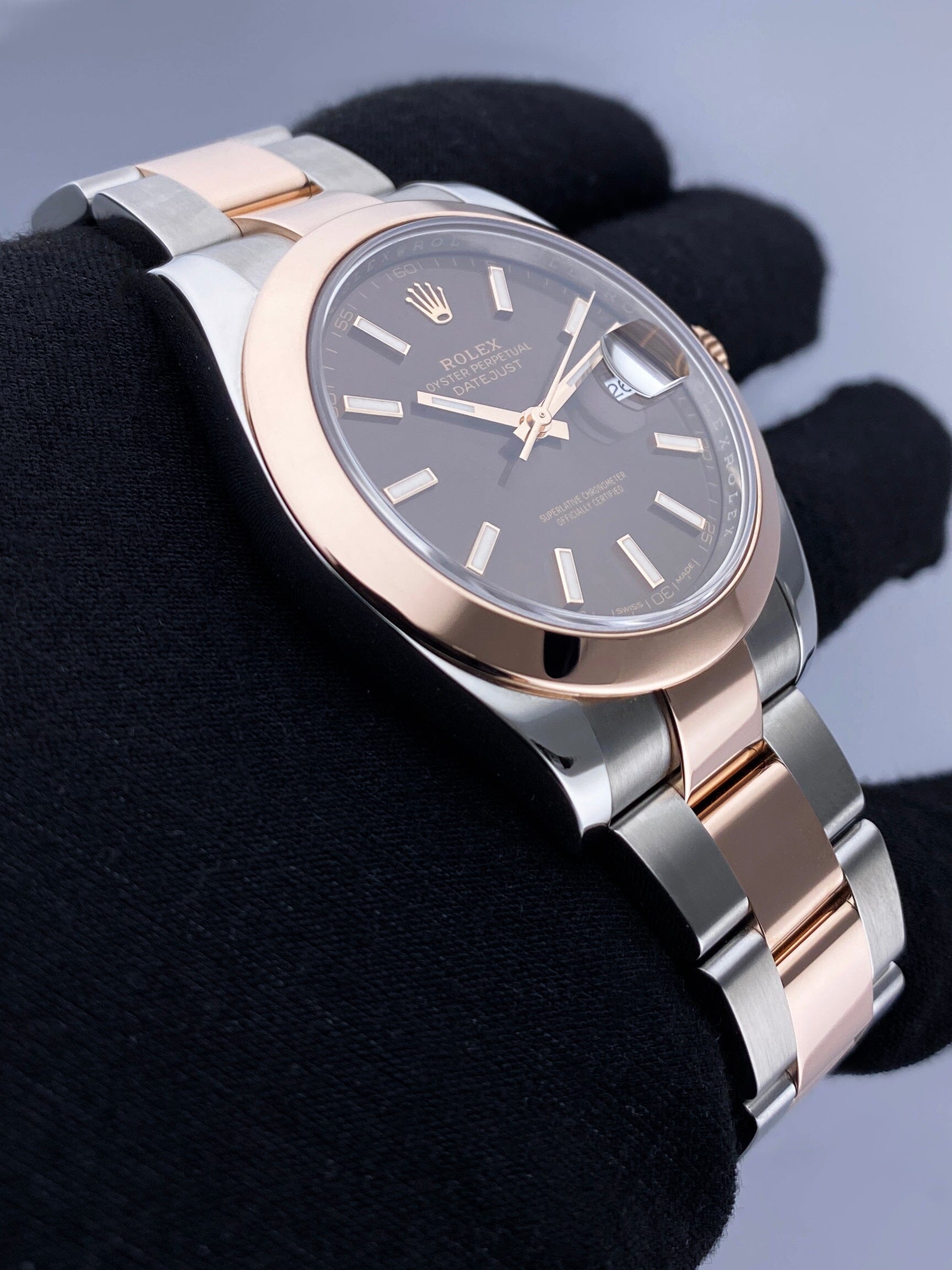 Rolex Datejust 41 126301 Chocolate Dial Mens Watch Box Papers