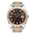 Rolex Datejust 41 126301 Diamond Chocolate Dial Mens Watch Box Papers - Watches