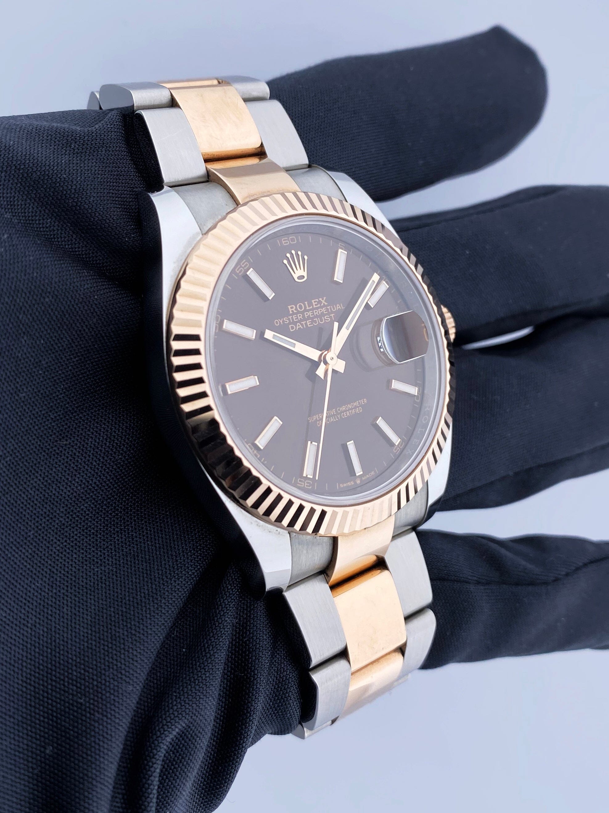 Rolex Datejust 41 126331 Chocolate Dial Mens Watch Box Papers