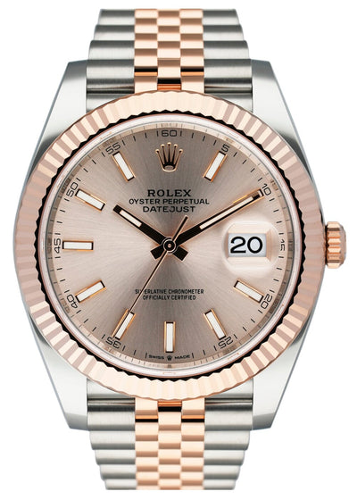 Rolex Datejust 41 126331 Sundust Dial Rose Gold Mens Watch - Watches