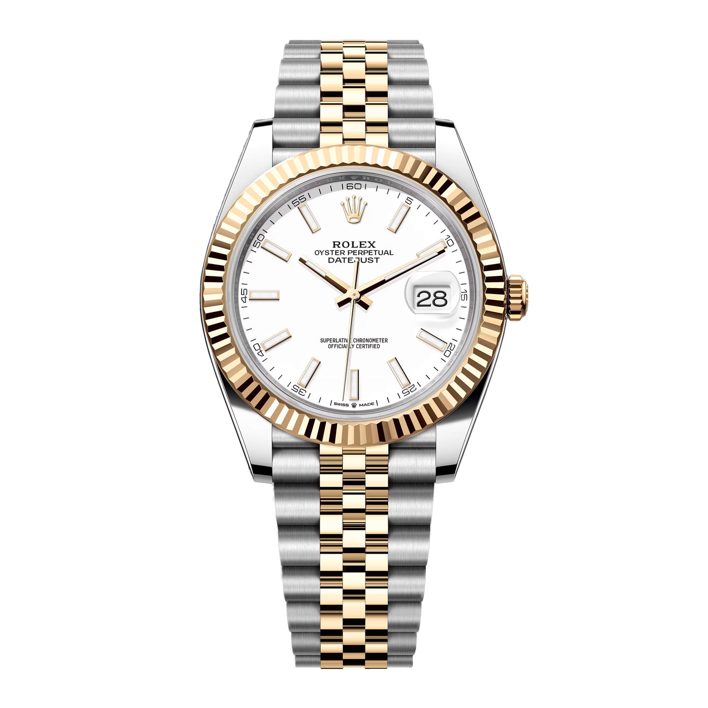 Rolex Datejust 41 126333 White Dial Mens Watch Box Papers