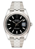 Rolex Datejust 41 126334 Black Dial Steel Mens Watch Box Papers - Virtual