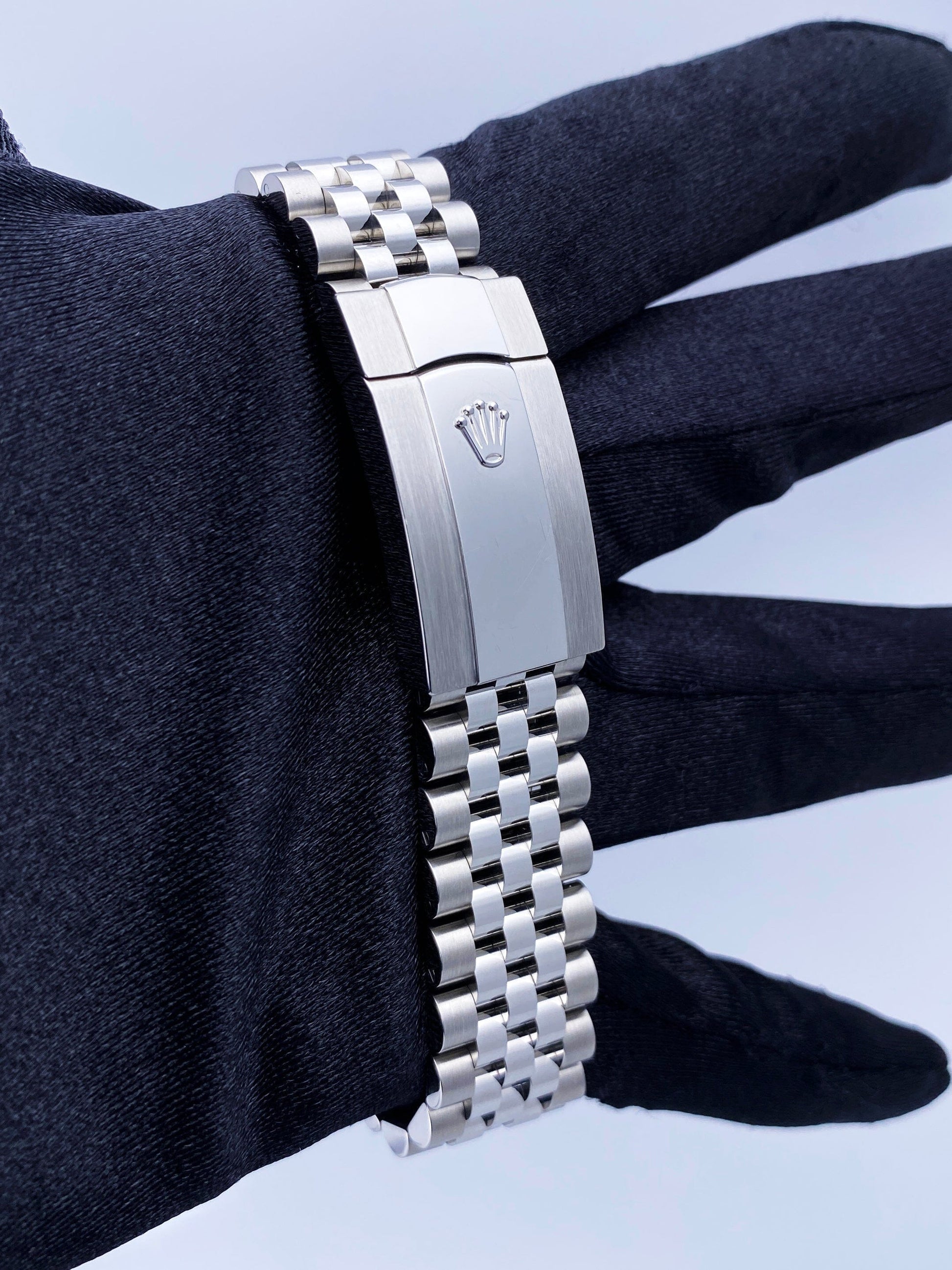 Rolex Datejust 41 126334 Diamond Black Dial Mens Watch Box Papers - Virtual