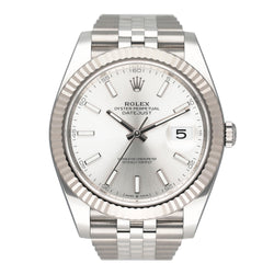 Rolex Datejust 41 126334 Silver Dial Steel Mens Watch Box Papers