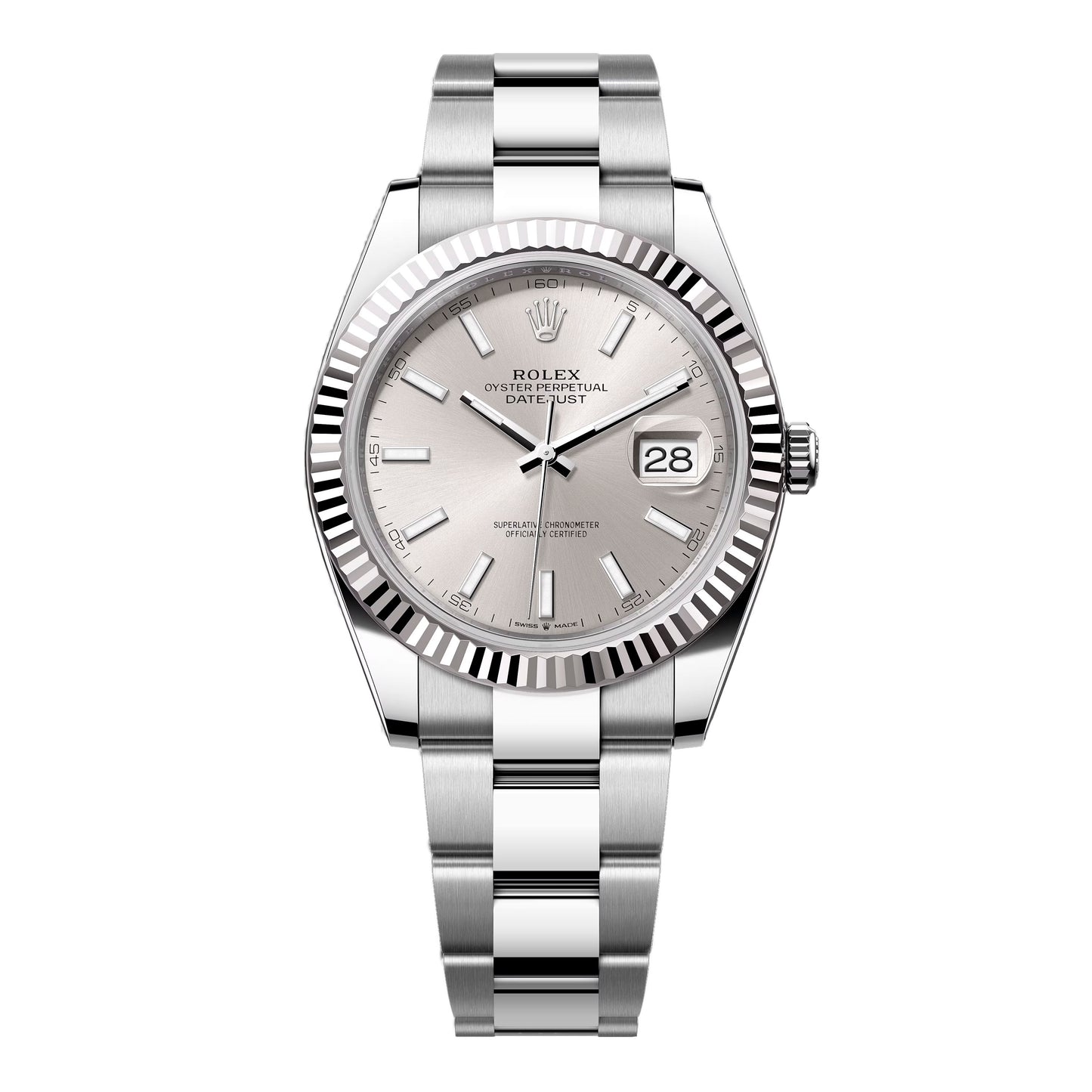 Rolex Datejust 41 126334 Silver Dial Steel Mens Watch Box Papers