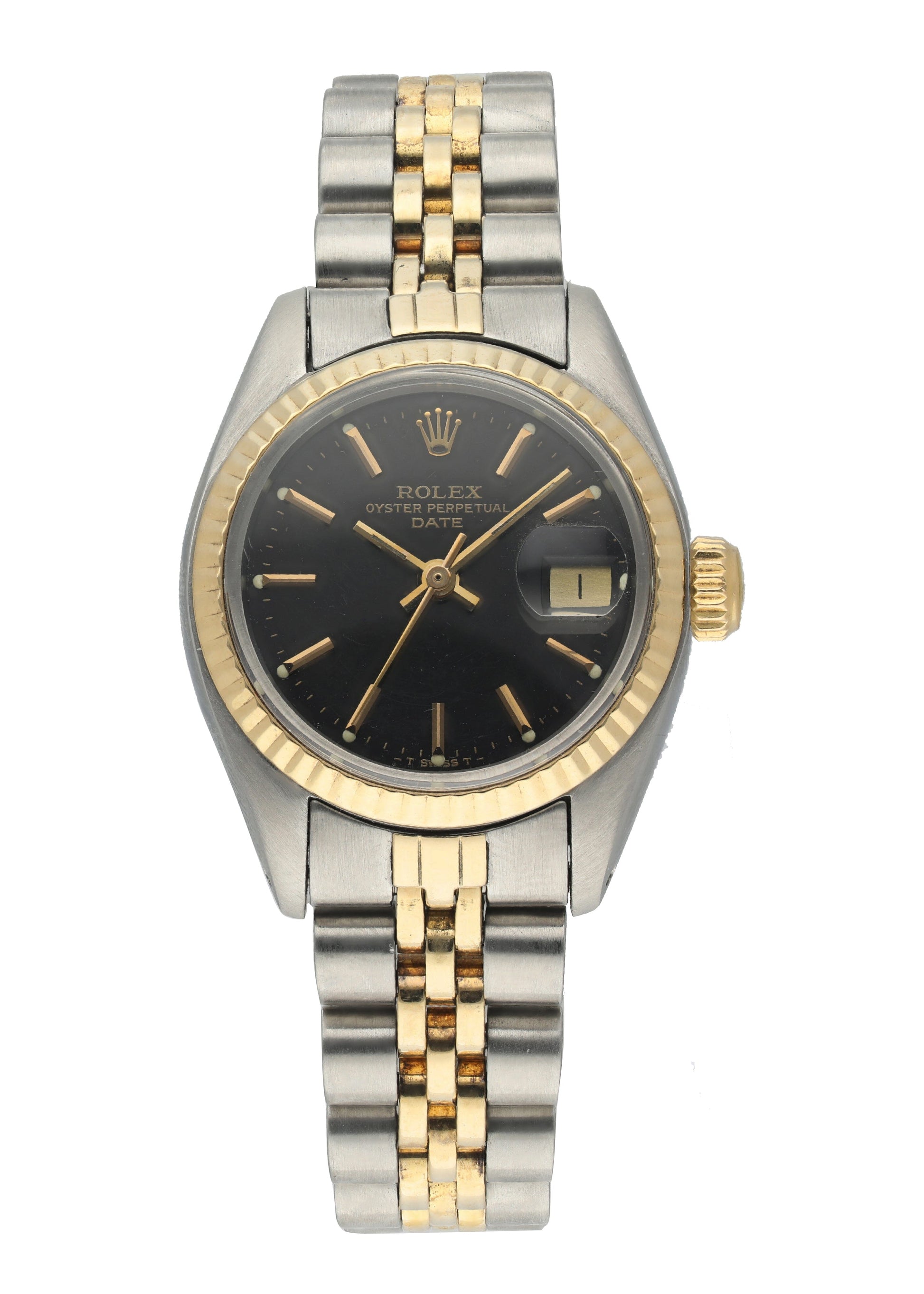 Rolex Datejust 6917 Black Dial Ladies Watch - Wristwatch