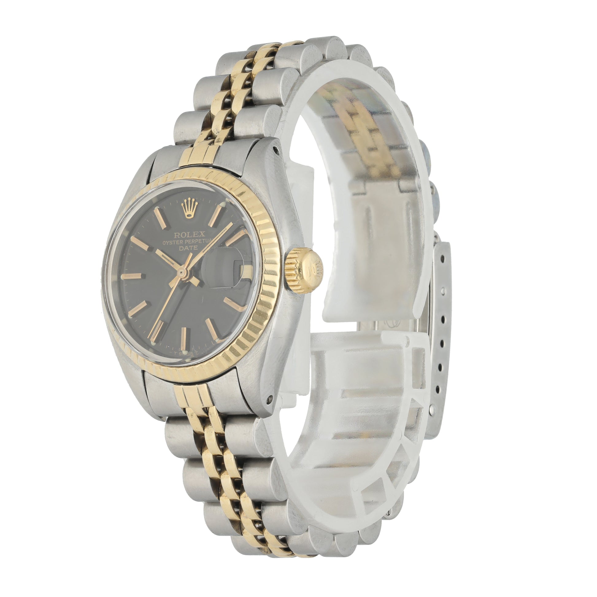 Rolex Datejust 6917 Black Dial Ladies Watch - Wristwatch