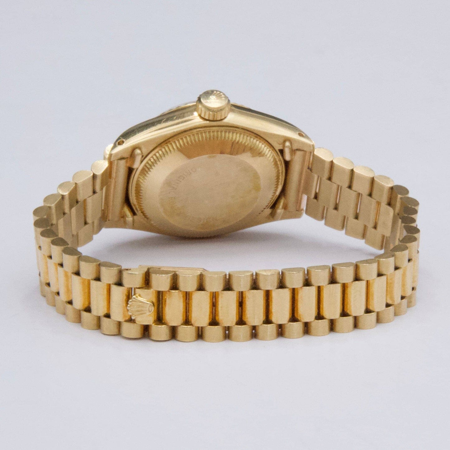 Rolex Datejust 6917 Diamond Blue Vignette Dial 18K Yellow Gold Ladies Watch - Watches