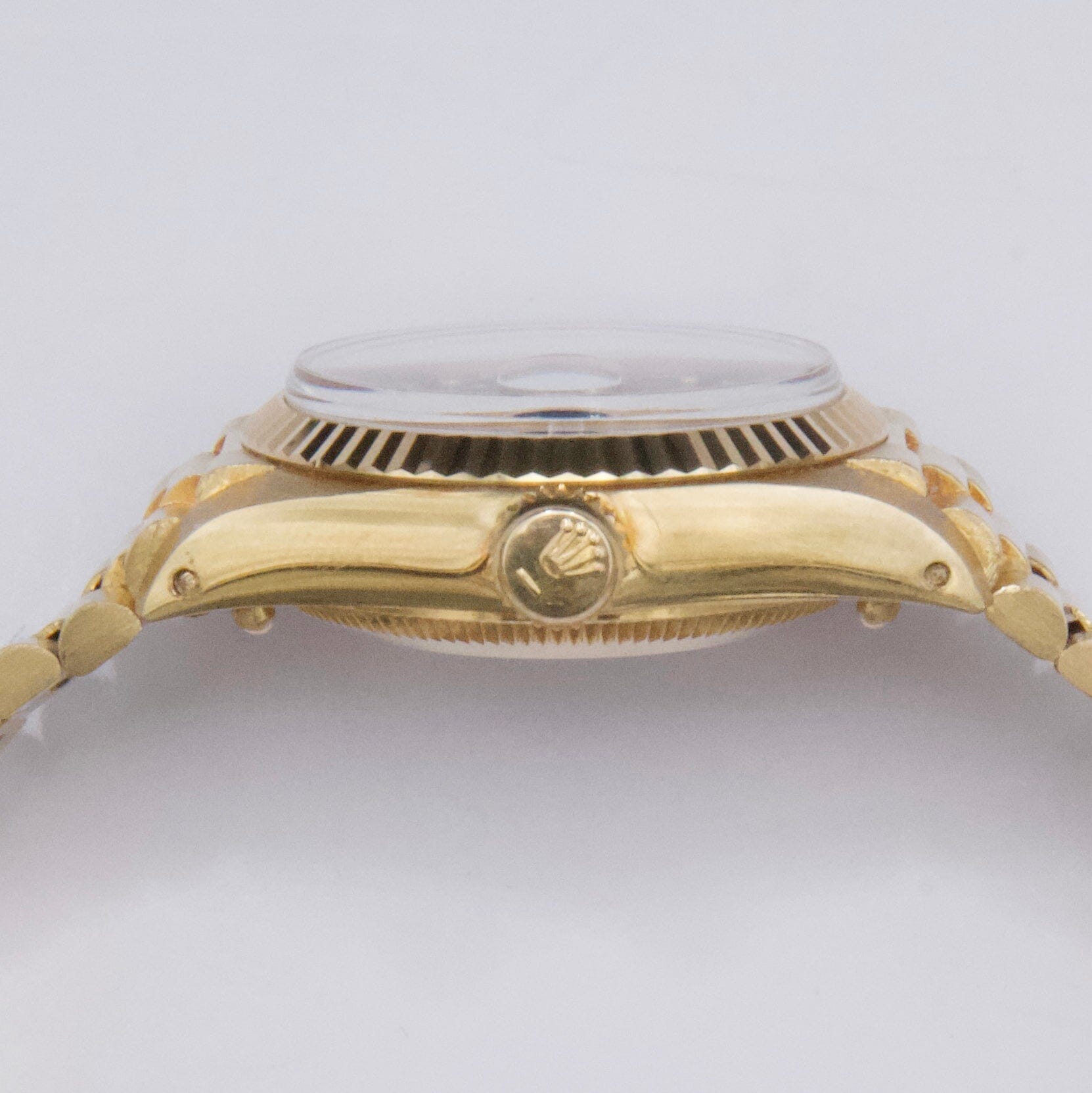 Rolex Datejust 6917 Diamond Blue Vignette Dial 18K Yellow Gold Ladies Watch - Watches