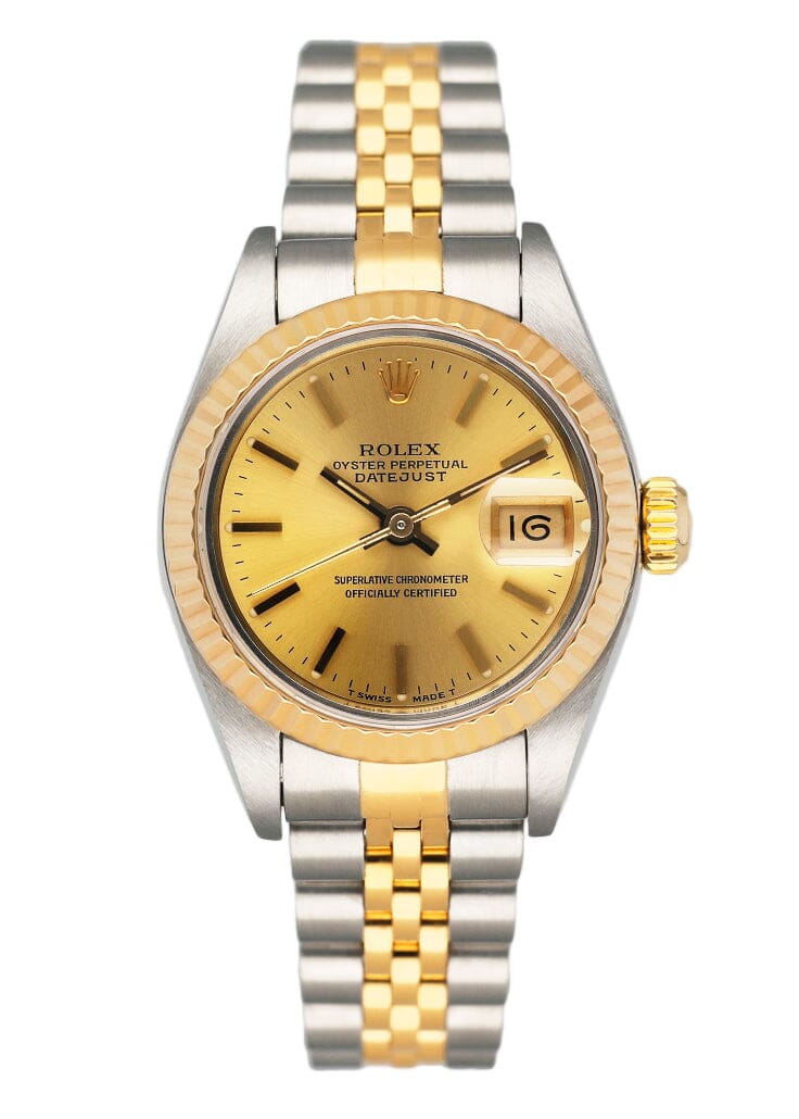 Rolex Datejust 69173 Champagne Dial Ladies Watch - Watches