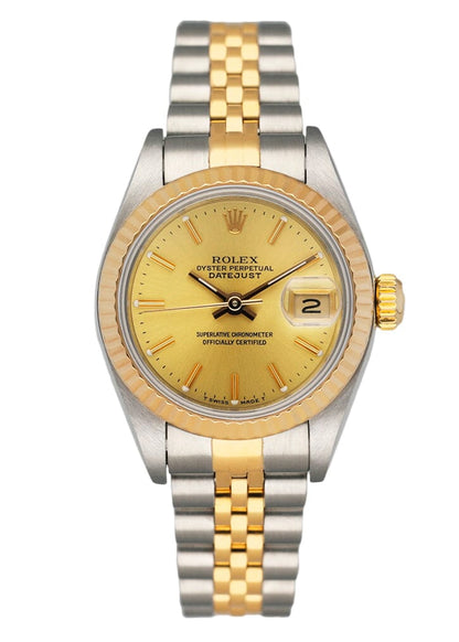 Rolex Datejust 69173 Champagne Dial Ladies Watch - Watches